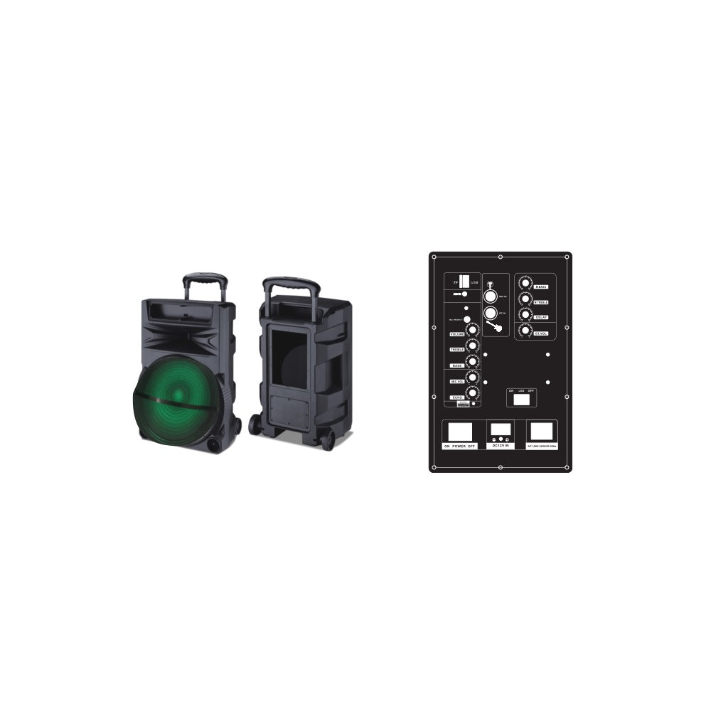 SPEAKER +CLASS SUPERSOUND KARAOKE BLUETOOTH S150 WITH WIRELESS MICROPHONE